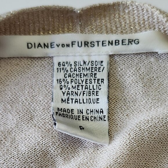 DIANE VON FURSTENBERG | Sparkly Open Cardigan - Picture 6 of 11